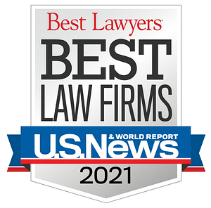 US News Report - Best Law Firms - Standard Badge 2021