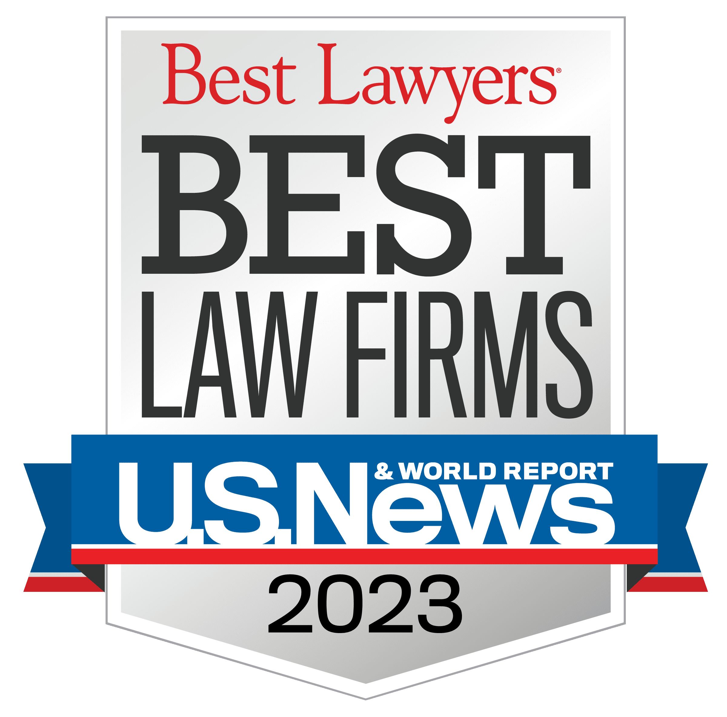 2023 US News Report - Best Law Firms - Standard Badge